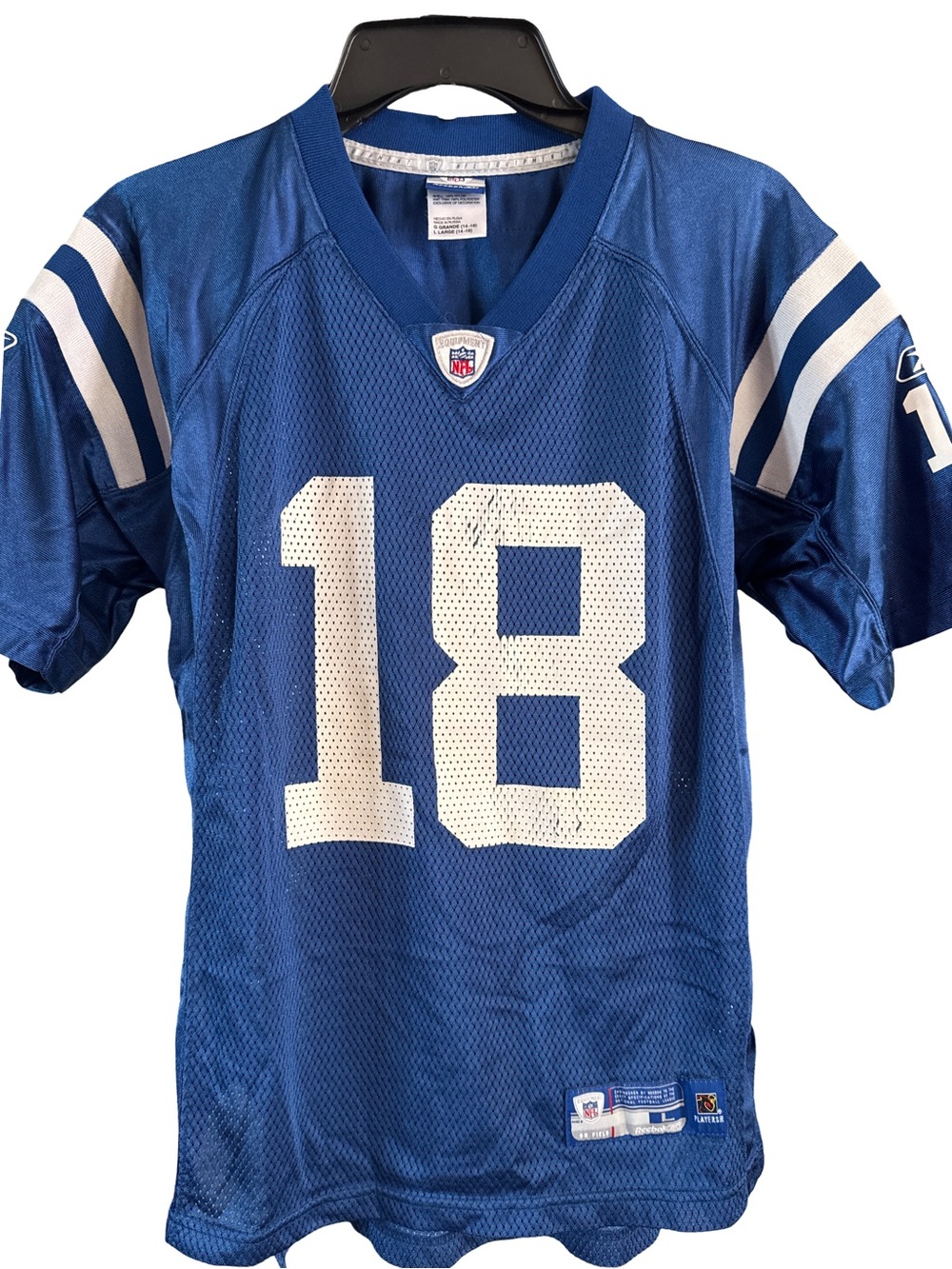 Reebok NFL Indianapolis Colts Jersey Blue Mesh